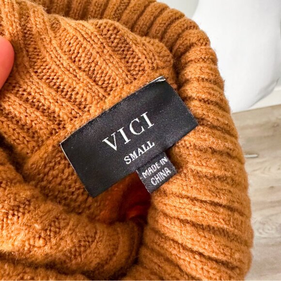Vici Brown Fair Isle Sweater - Picture 9 of 12